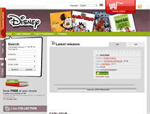 Tablet Screenshot of disney.fumetto-online.it