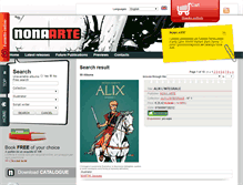 Tablet Screenshot of nonaarte.fumetto-online.it