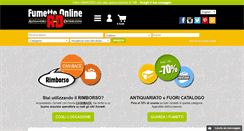 Desktop Screenshot of fumetto-online.it