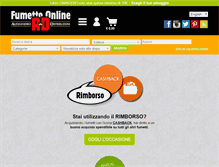 Tablet Screenshot of fumetto-online.it